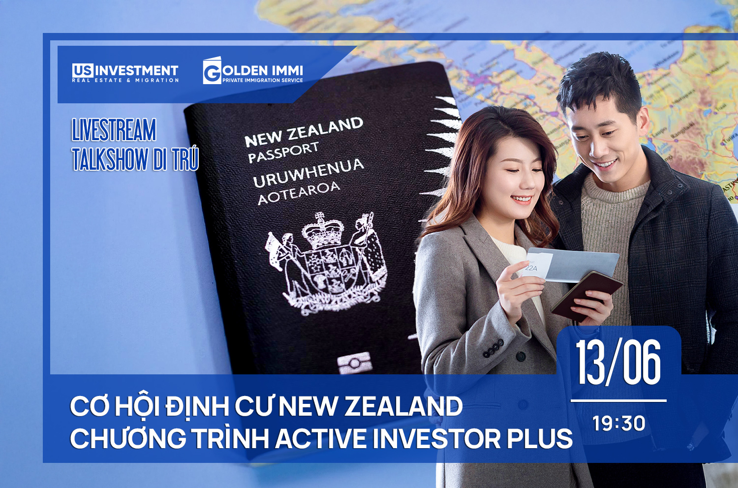CƠ HỘI ĐỊNH CƯ NEW ZEALAND - CHƯƠNG TRÌNH ACTIVE INVESTOR PLUS